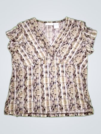 Worthington Printed Petite Stretch Blouse