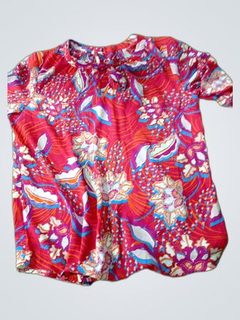 Black Rainnn Printed Blouse