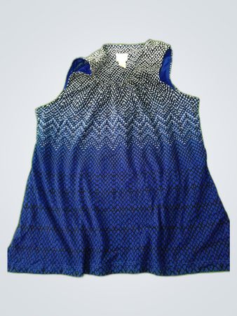 Chico's Printed Sleeveless Blouse