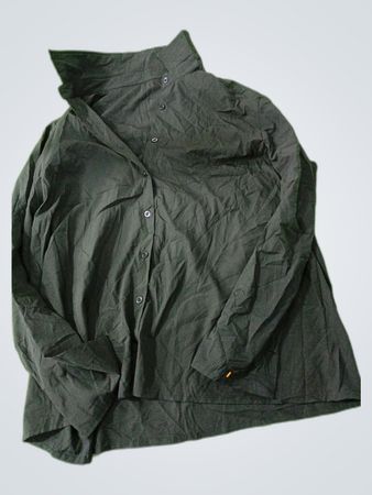 Unbranded Black Button-Up Shirt