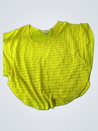 Yellow Crochet Top