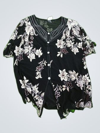 Apparel Venture Printed Floral Blouse