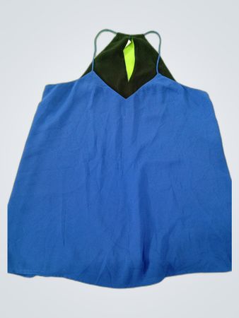 Unbranded Blue Satin Camisole Top