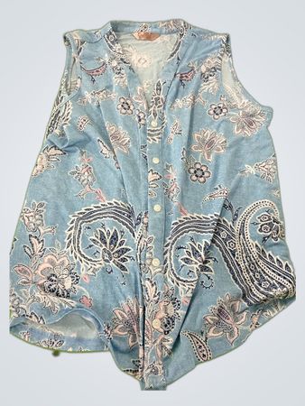 Unbranded Printed Sleeveless Blouse