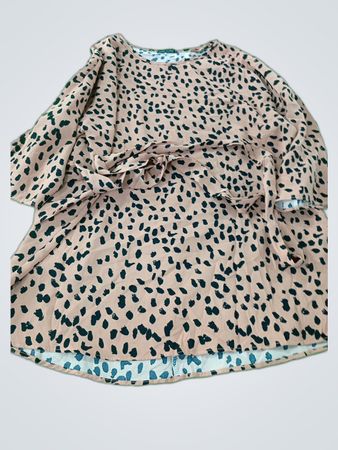 Blouse with Leopard Print