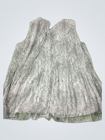 Gray Snakeskin Dress