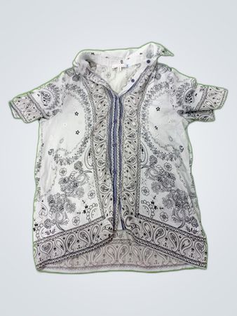 Maison d'Amélie Paris Printed Button-Up Shirt