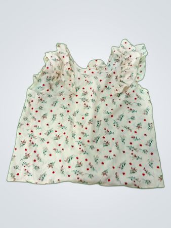 Blouse with Floral Pattern
