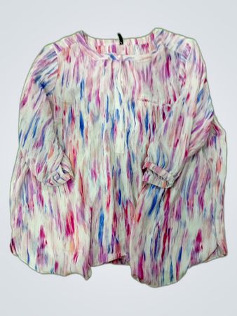 NYDJ Printed Long Sleeve Blouse