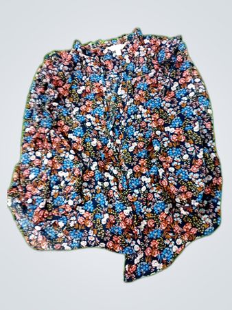 LC Lauren Conrad Printed Floral Blouse