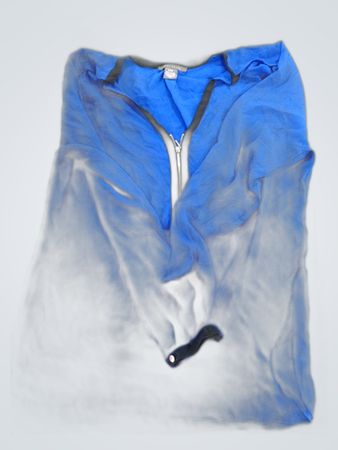 Blue Long-Sleeve Top