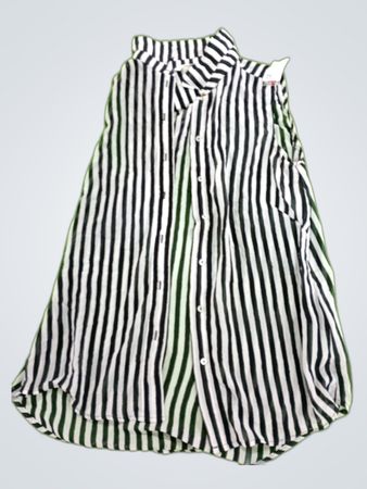 H&M Black and White Striped Skirt