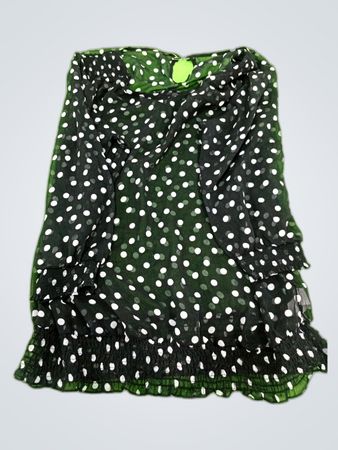 ZAFUL Black Polka Dot Sheer Blouse