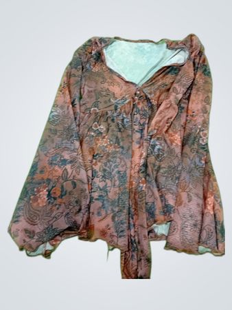 Blouse with Floral Pattern