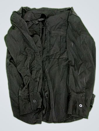 Daisy Black Button-Up Shirt