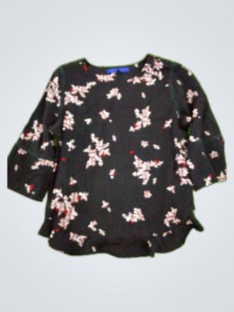 APT 9 Printed Floral Blouse