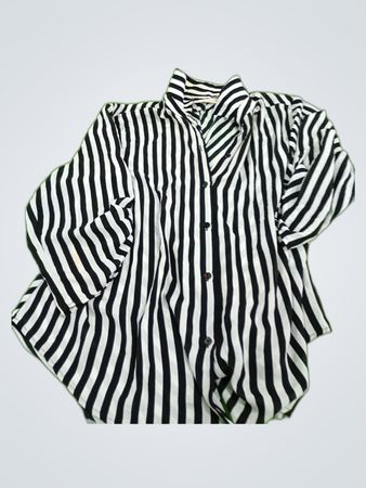 Chico's Striped Button-Up Shirt