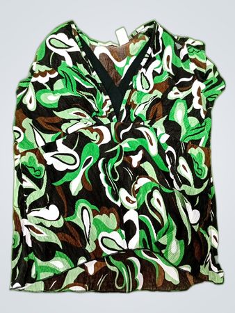 Unbranded Printed V-Neck Blouse