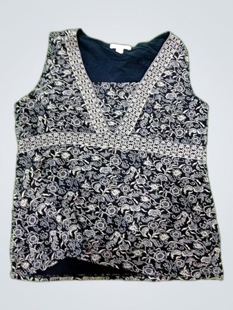 Floral Pattern Tank Top
