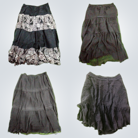 Ruffled Mini Skirts