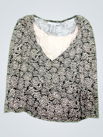 Blouse with Floral Pattern