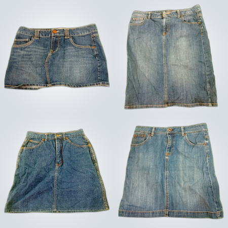 Denim Mini Skirts Bundle