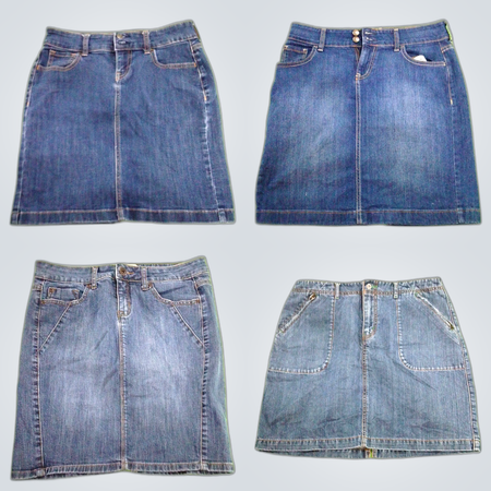 Denim Mini Skirts Bundle