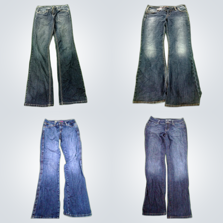 Flare and Straight Jeans