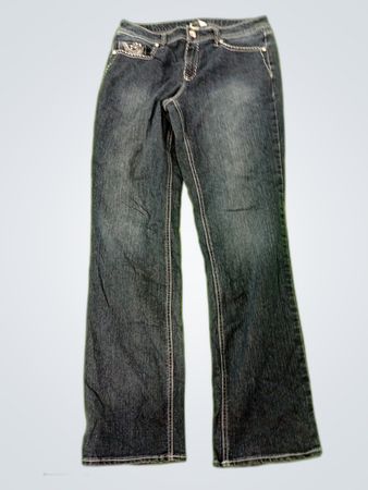 Unbranded Embroidered Bootcut Jeans