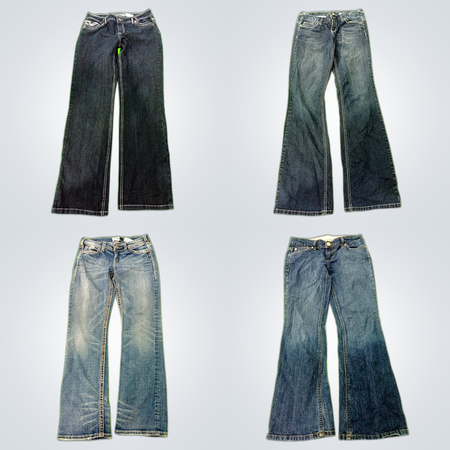 Blue Flare Denim Jeans