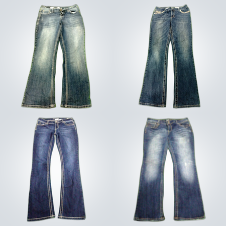 Low Rise Bootcut Jeans