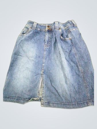 St. John's Bay Denim Mini Skirt