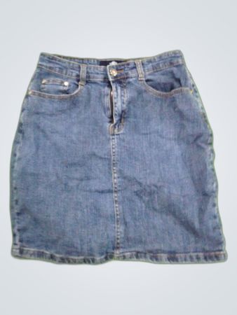 Jean Bay Denim Mini Skirt