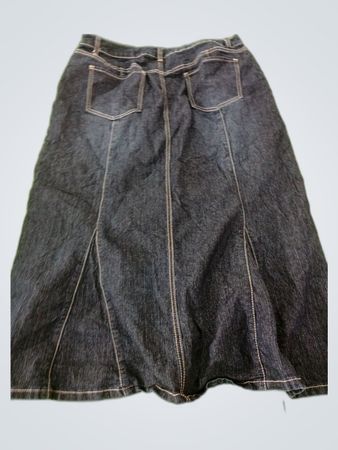 Denim Midi Skirt