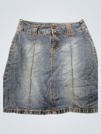 Angel Denim Mini Skirt