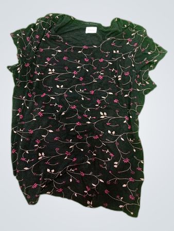 Blouse with Floral Pattern