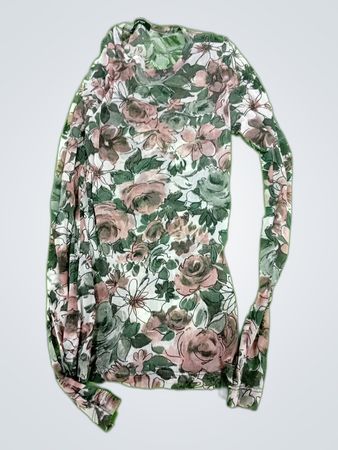 Zara Printed Floral Blouse