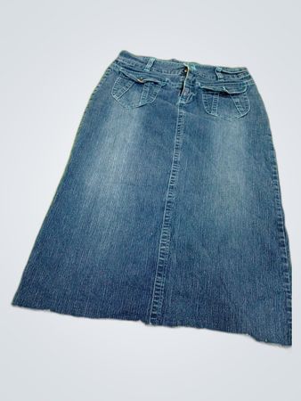 Indulgence Denim Mini Skirt
