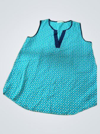 Hawthorn Geometric Print Sleeveless Tank Top