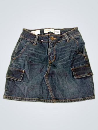 Mudd Denim Cargo Mini Skirt