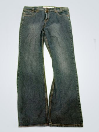 Unbranded Low-Rise Straight Leg Blue Denim Jeans