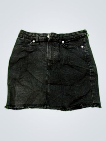 Bershka Black Denim Skirt