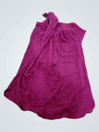 Purple Ruffle Blouse