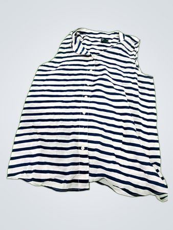 Lacoste Striped Sleeveless Blouse