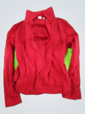 St. John's Bay Red Long Sleeve Shirt