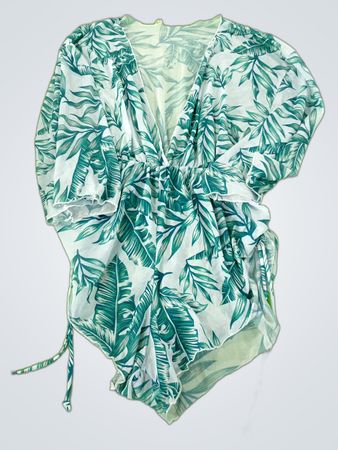 Tropical Print Kimono