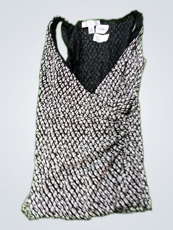 Nine West Anne Cole Printed Sleeveless Tank Top
