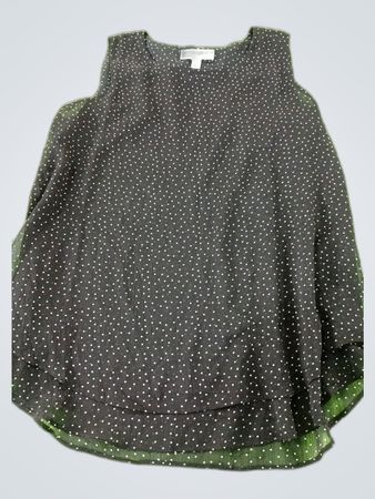 Black Polka Dot Blouse