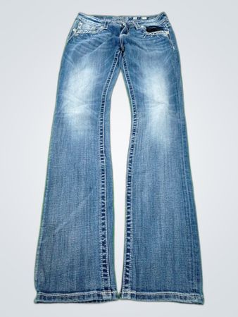 Miss Me Distressed Low-Rise Jeans