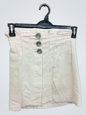 Peacocks White Skirt